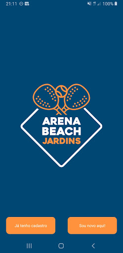 Android application Arena Beach Jardins screenshort