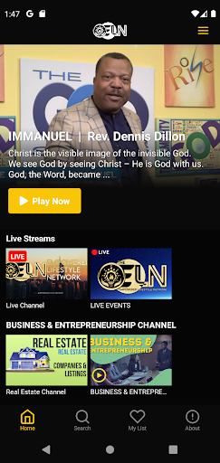 Android application Empowered Lifestyle Network screenshort
