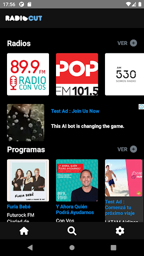 Android application RadioCut Draft version 2022 screenshort