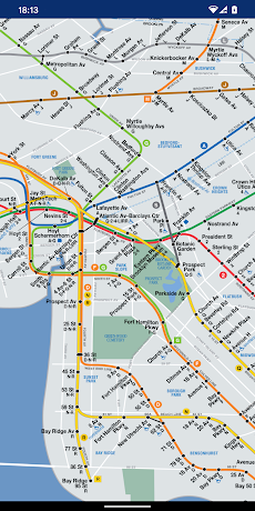 Map of NYC Subway - MTAのおすすめ画像5
