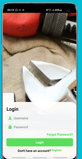 Android application Omzfield screenshort