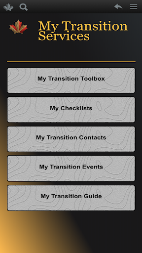 My Transition Services Screen 2