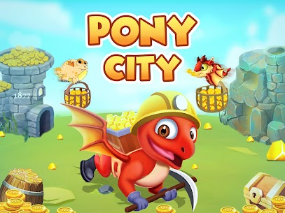 تحميل لعبة Pony City مهكرة جواهر غير محدودة 1