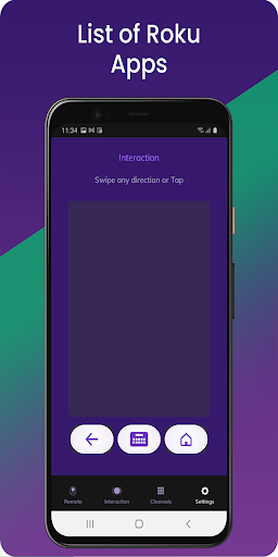 ROKU TvRemote Control Screen 2
