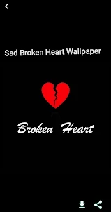 Sad Broken Heart Wallpaper