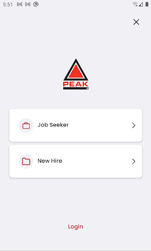 Android application PEAK Technical screenshort