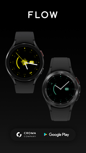 Flow watch face for Wear OS Screen 2