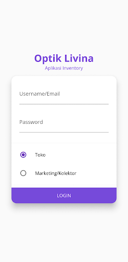 Android application Optik Livina screenshort