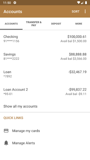 Big Horn Federal MobileBanking Screen 3