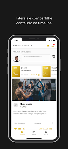 Android application Union Hot Yoga screenshort