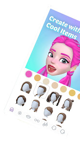 Captura 1 3D avatar Create emoji avatar  android