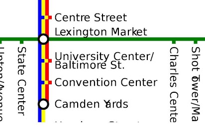Baltimore Metro Map