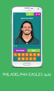 PHILADELPHIA EAGLES quiz: Guess the Player‏ 8.1.4 APK + Mod (Unlimited money) إلى عن على ذكري المظهر