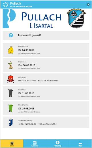 Pullach Abfall-App