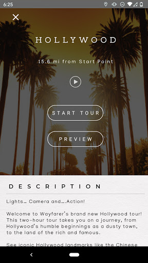 Wayfarer GPS Audio Guides Screen 2