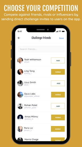 Android application TOPIT #GoForTheGold screenshort