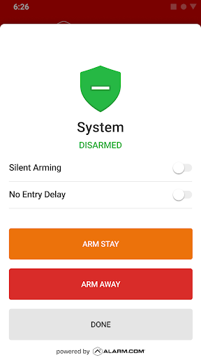 Android application SmartHome by Jon Wayne screenshort