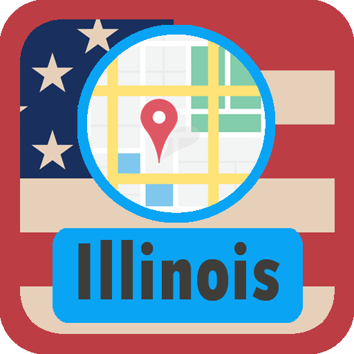 USA Illinois Maps  Icon