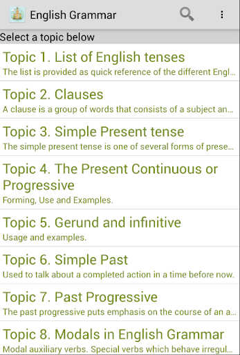 English Grammar Listen Offline Screen 2