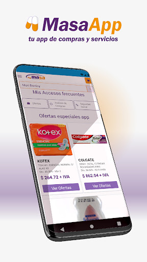 Android application Masa App screenshort