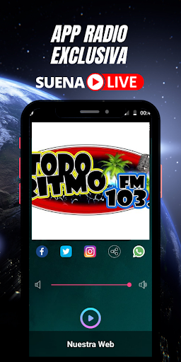 Android application A todo ritmo 103.3 screenshort