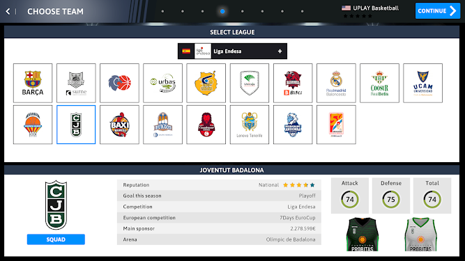 #1. iBasketball Manager 22 (Android) By: UPLAY Online
