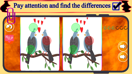 Find the changed part of image Screen 3