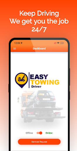 Easy Towing Driver Screen 2