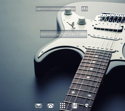 Android application Electric Guitar Theme +HOME screenshort