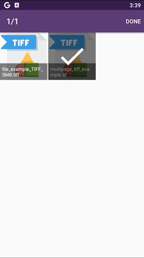 Android application Multi Tiff Viewer - Open Tif f screenshort