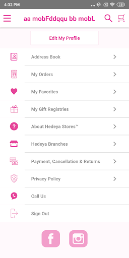 Hedeya Store Screen 3