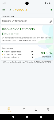UTH Estudiantes Screen 2