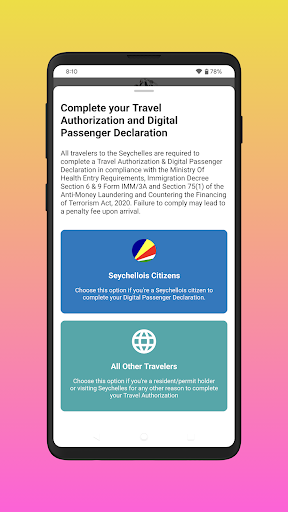 Seychelles E-Border Screen 2