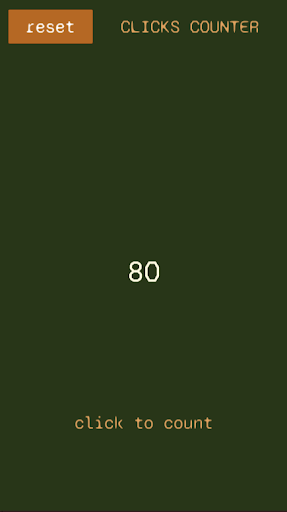 Clicks Counter Screen 3