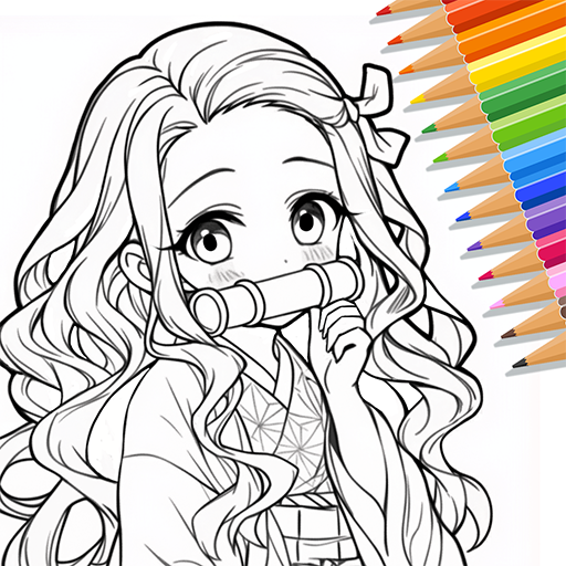 Cute Drawing: เกมระบายสีอนิเมะ ดาวน์โหลดบน Windows