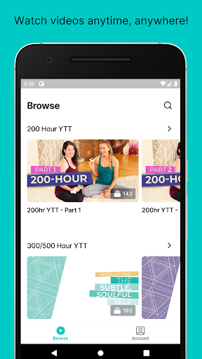 Android application Uplifted Yoga Teacher Training screenshort