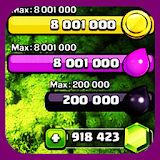Hack Free Coins and Gems for coc New 2017 (Prank) icon