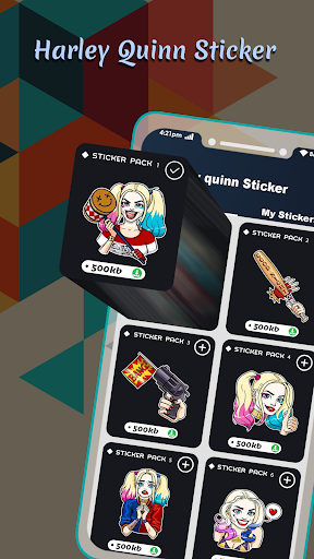 Harley Quinn Stickers For WhatsApp 2020