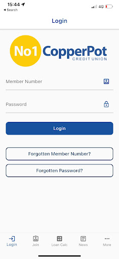 Android application No1 CopperPot Credit Union screenshort