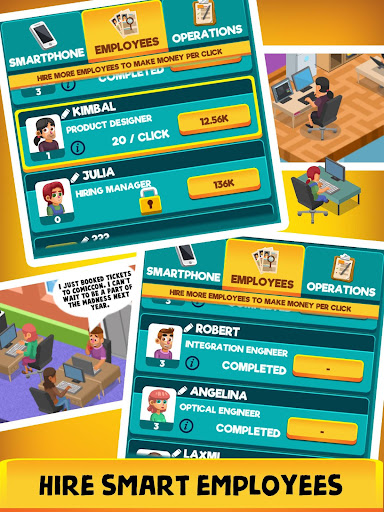 Smartphone Tycoon - Idle Phone Clicker & Tap Games 2.0 screenshots 12