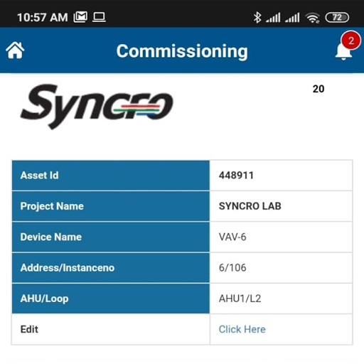 Syncro SUIITS Screen 2