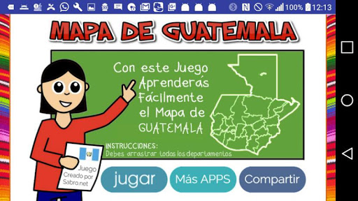 Juego Mapa de Guatemala