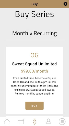 square code fitness Screen 2