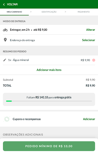 Bar do Caldinho Delivery Screen 3