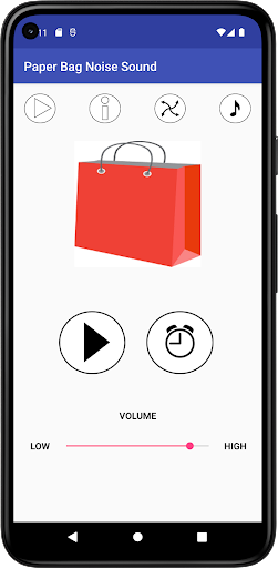 Android application Paper Bag Noise Sound screenshort