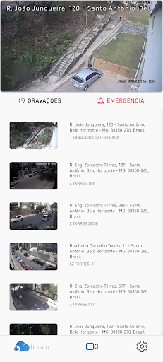 Android application BHcam screenshort