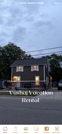 Android application vushaj vacation rental screenshort