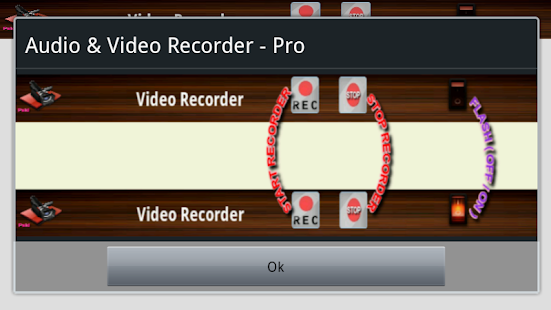 Audio and Video Recorder Pro Captura de tela