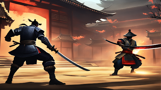 Shadow Fight of Samurai Sword