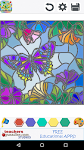 screenshot of Stained Glass Coloring Book